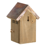 casetta uccellini tetto rame S retro