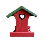 mangiatoia uccellini cuore