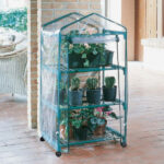 Serra da balcone a 3 ripiani Azalea con ruote