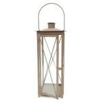 lanterna in metallo h45cm - immagine 2