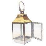 Lanterna in metallo h33cm - immagine 3