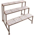 Etagere 3 ripiani in ceramica invecchiata - Bavicchi