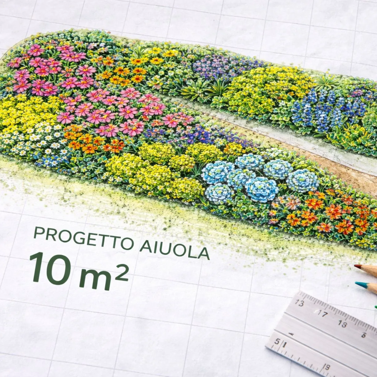 Progetto aiuola fino a 10mq