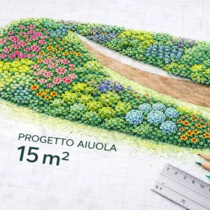 Progetto aiuola fino a 15mq