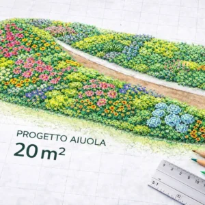 Progetto aiuola fino a 20mq