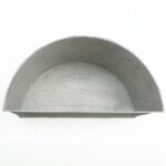 Fioriera semicircolare metallo