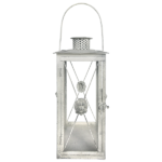 Lanterna metallo zincato fronte