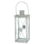 Lanterna metallo zincato lato 2