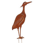 Sagoma airone corten 2