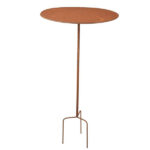 Tavolino tondo da giardino