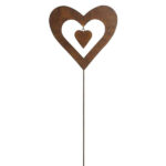 cuore doppio su asta