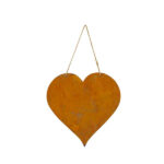 Cuore da appendere in corten