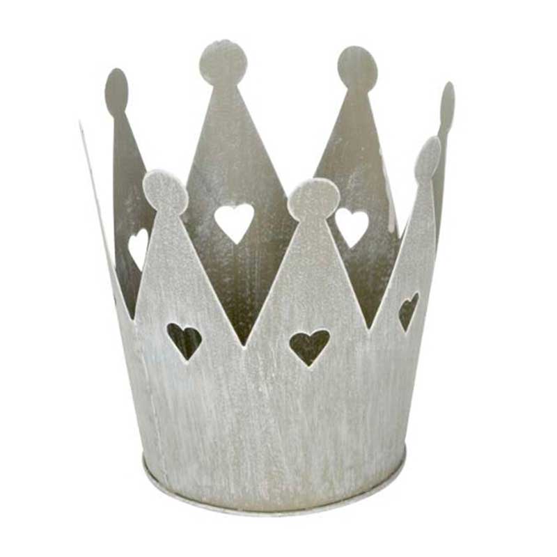 Corona-porta-piante-grigia Corona porta piante grigia