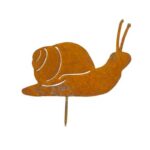 Lumaca in metallo da piantare