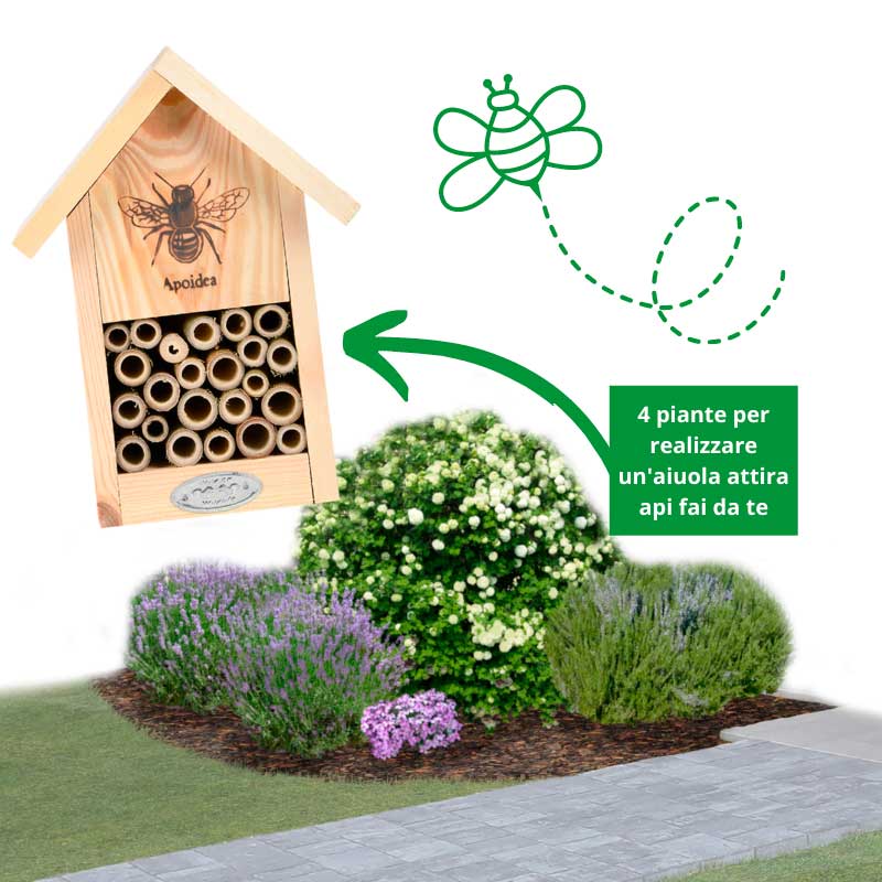 kit attira api in giardino