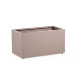 Metal planter 50 Grigio scuro 100x50x50cm