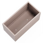 Metal planter 50 Grigio scuro 100x50x50cm interno