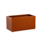 Metal planter 50 Ruggine 100x50x50cm
