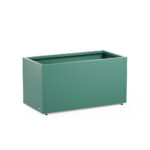 Metal planter 50 Verde quercia 100x50x50cm