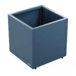 Metal planter Cube Fioriera quadrata metallo alto