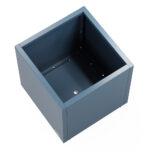 Metal planter Cube Fioriera quadrata metallo fondo