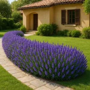Bordura Lavanda angustifolia felice