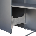 Connettore zincato per fioriera installato 2