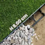 Bordura plastica riciclata H 8cm