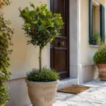 Ilex 'Blue Maid' Alberello ingresso casa