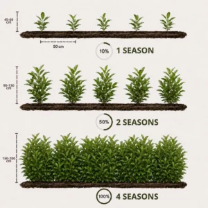 Prunus laurocerasus Novita talee distanza impianto
