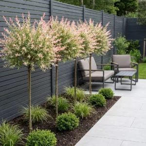 Salix Flamingo fogliame primaverile