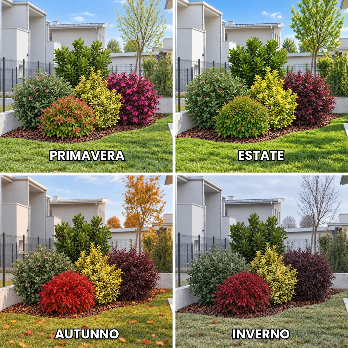 Aiuola colorata sempreverde - immagine 3