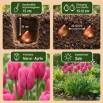 Bulbi Tulipano Triumph Pink coltivazione